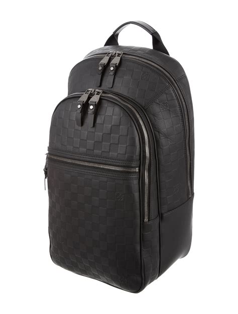 louis vuitton black backpack|louis vuitton damier backpack.